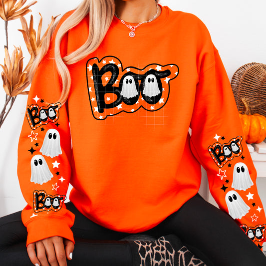 Boo (Sleeves not included) - DTF TRANSFERS