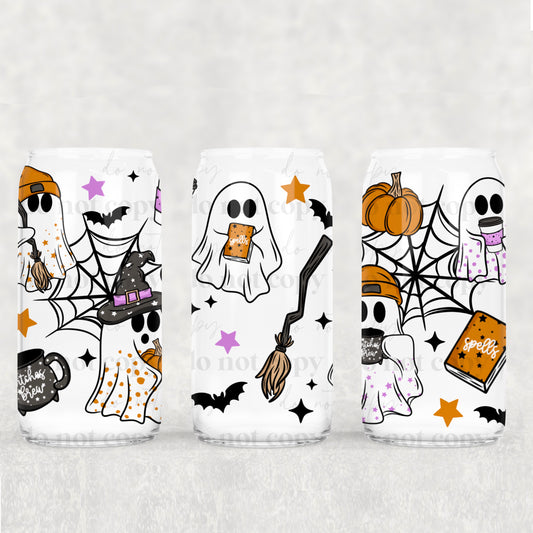 Halloween Ghost - UV DTF Cup Wrap