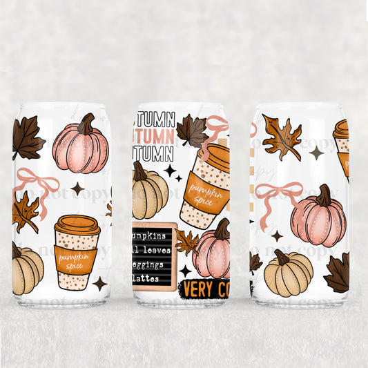 Autumn Very Cozy - 16oz Cup Wrap