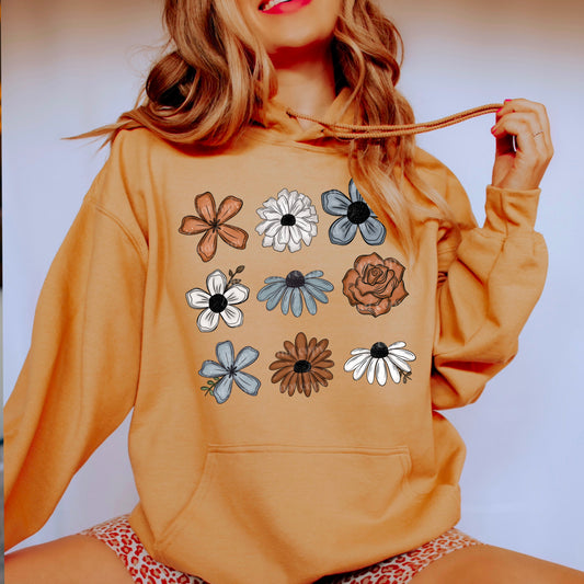 Floral grid - DTF TRANSFERS