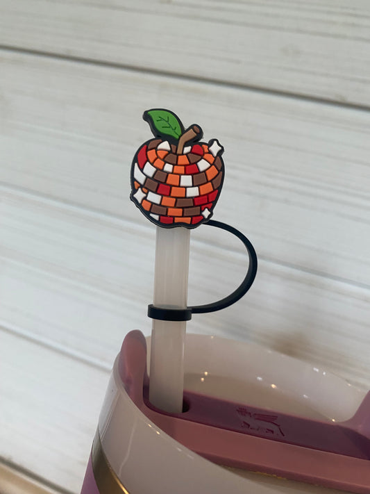 Apple  - 10mm Straw Toppers