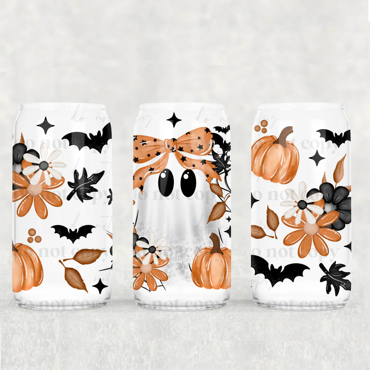 Fall lace Pumpkin - 16oz Cup Wrap