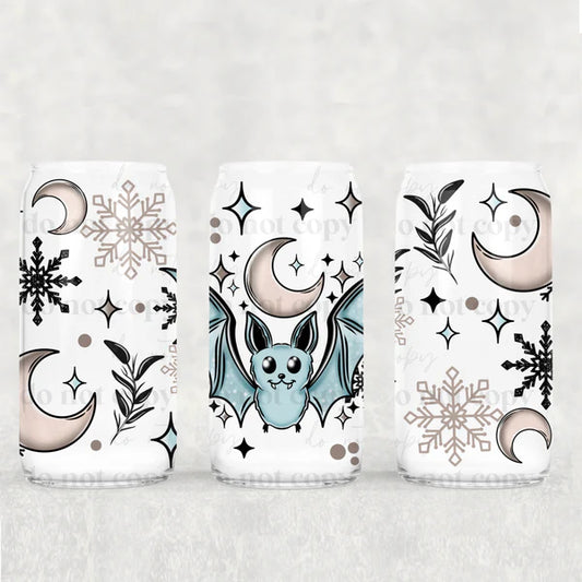 Winter Bats - UV DTF Cup Wrap