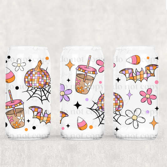 Retro Halloween - UV DTF Cup Wrap