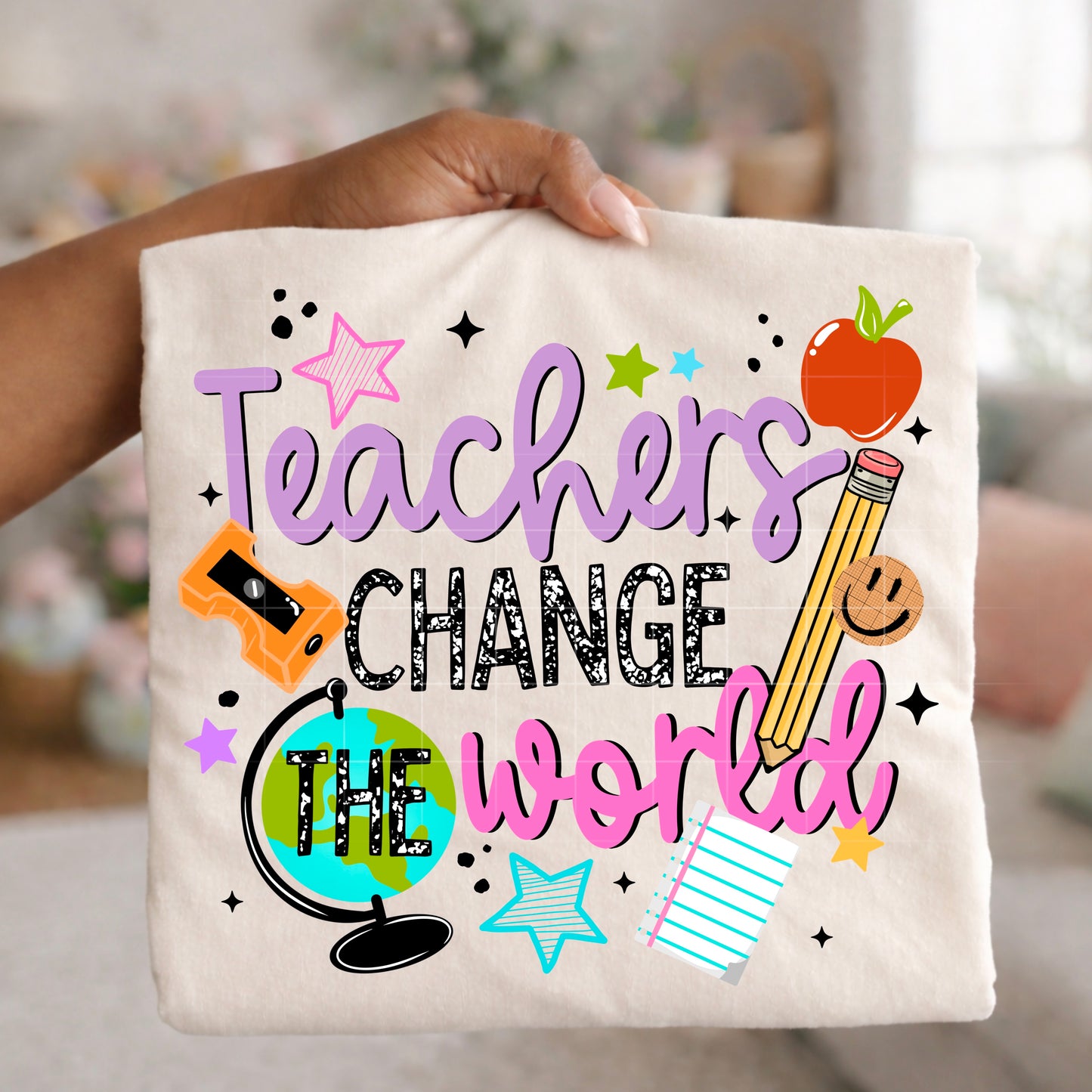 Teachers Change The World - DTF TRANSFERS