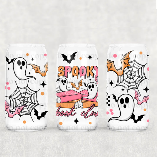 Spooky Book Club - UV DTF Cup Wrap