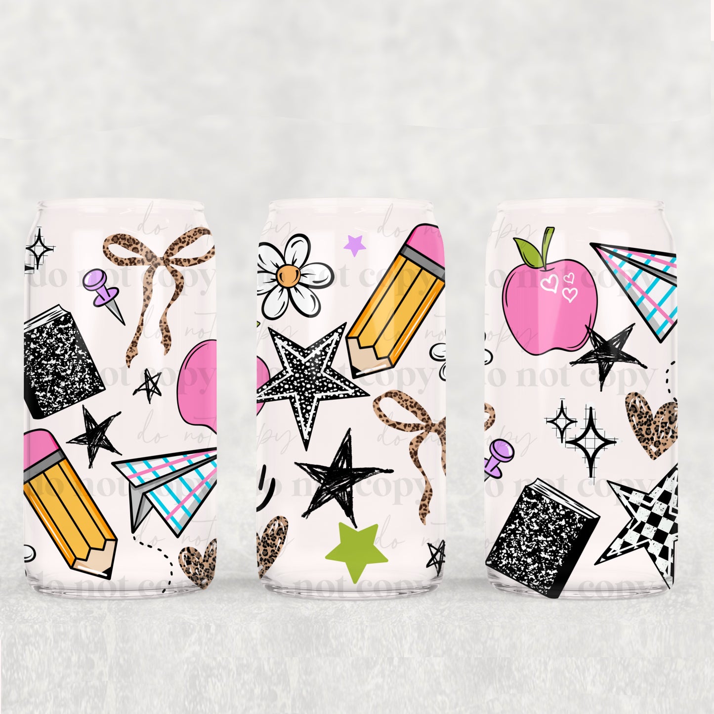 School Things - 16oz Cup Wrap