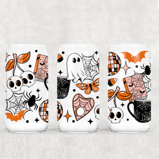 Spooky Doodles - UV DTF Cup Wrap