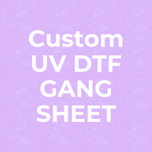 Custom UV DTF Gang Sheet