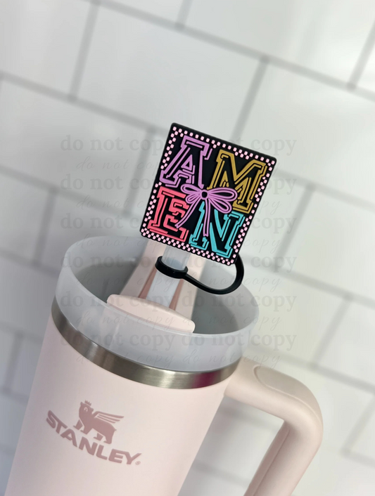 Amen - 10mm Straw Toppers