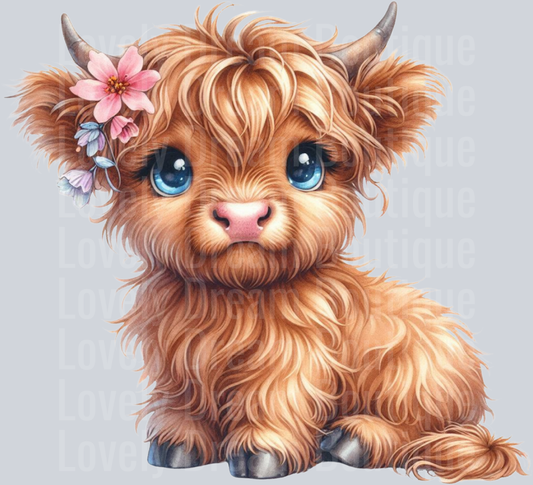 Cutie Highland Cow