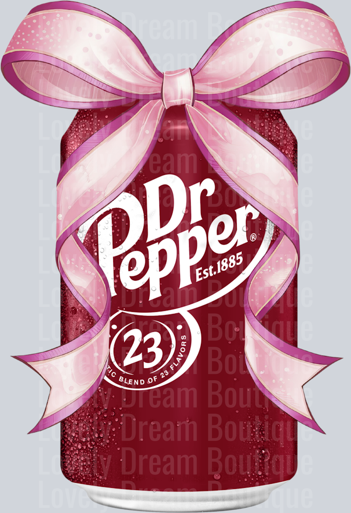 Dr pepper w/ bow