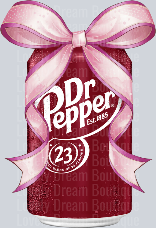 Dr pepper w/ bow